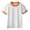 Orange, variant on JoyHoop Girls' Summer T Shirts Crewneck Short Sleeve Cute Casual Tops