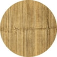 thumbnail image 1 of Ahgly Company Indoor Round Abstract Brown Modern Area Rugs, 4' Round, 1 of 4