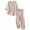 Pink, variant on HAiming Women's Satin Pajamas Set Trendy Ruffle 3/4 Sleeve V Neck Sleepwear Pants Nightwear 2 Piece Pjs Loungewear