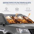 thumbnail image 4 of Zufioo Vintage Cute Corgi Sunflower Print Folding Car Windshield Sun Visor, Anti-ultraviolet Sun Visor, Suitable for Trucks, Vans Car Accessories-Medium, 4 of 6
