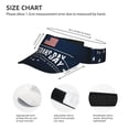 thumbnail image 2 of Bingfone Adjustable Empty Top Sun Visor for Women and Men-Happy Veterans Day, 2 of 6