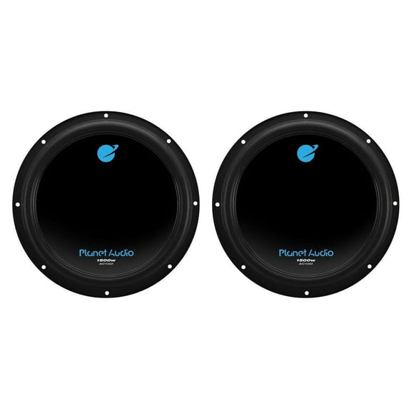 Planet Audio AC10D Caisson de Basses Audio pour Voiture 10 Pouces 1500 Watts 4 Ohms à Double Bobine Vocale, Paire