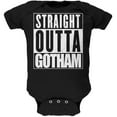 thumbnail image 1 of Straight Outta Gotham Black Soft Baby One Piece, 1 of 1