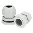 thumbnail image 4 of Unique Bargains M12 M18 M20 M22 Waterproof Plastic Joint Adjustable Locknut 40Pcs, 4 of 8