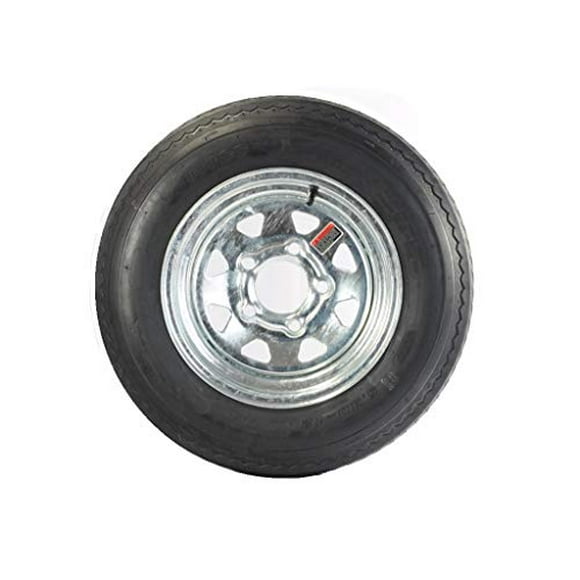 Trailer Tire On Rim 5.30-12 530-12 5.30X12 12 in. 5 Lug Hole Galvanized Wheel