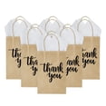 thumbnail image 1 of Bolsas de regalo DjinnGlory Thank You, paquete de 50 con asas, 23 x 14 x 8 cm, 1 of 9