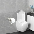 thumbnail image 3 of VANITYFAIR  Self-Adhesive Wall-Mounted Toilet Paper Holder Brushed Nickel, 3 of 5