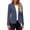 Navy, variant on Fashion Slim Fit Women Solid Color Long Sleeve Button Lapel Blazer Jacket Casual Suit Outer Coat S-XXL White