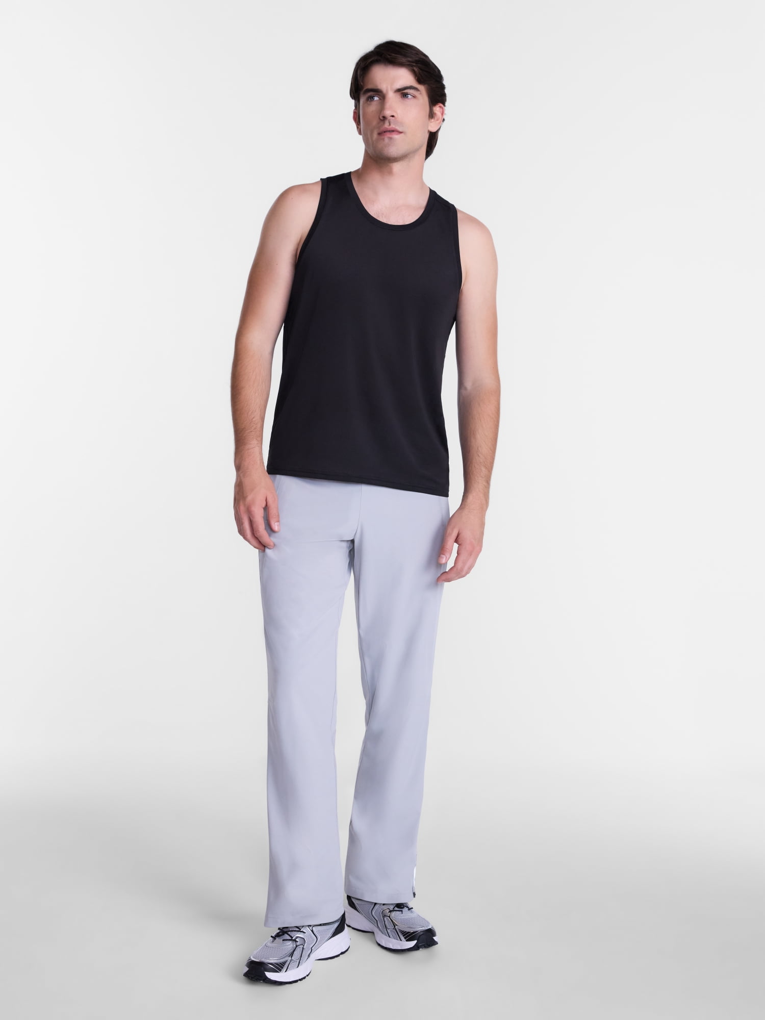 Avia Men's and Big Men's Slim Fit Performance Open Hem Pants, Sizes XS-4XLT