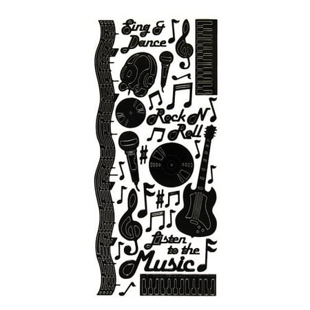 Dazzles Music Stickers (Set of 4)