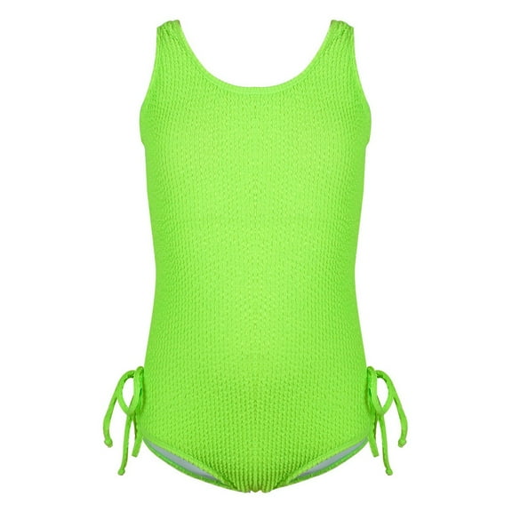 GYRATEDREAM Girls One-Piece Swimsuits Bathing Suits Multicolor Kids Sport Summer Beach Swimwear for 8-14 Years