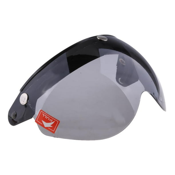 Visor de casco de Motocicleta Zulema Universal 3 Snap gris