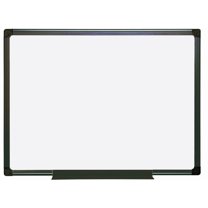 MasterVision Maya Melamine Black Framed Dry-Erase Board, 36" X 48"