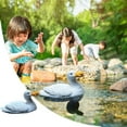thumbnail image 2 of Floating Garden Resin Statue for Pond Water Feature Decorative Floating Sculpture Outdoor Art, 2 of 5