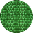 thumbnail image 1 of Ahgly Company Machine Washable Indoor Round Transitional Deep Emerald Green Area Rugs, 7' Round, 1 of 7