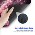 thumbnail image 5 of nygtbtfer Mouse Pad, Rose Gold Butterfly Mouse Pad, Non-Slip Rubber Base Mousepad, Mouse Mat Desk Pad for Work, Game, Office,  Beautiful Modern Glitter Foil Design 31.5x11.8 in, 5 of 6