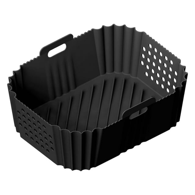 Classic Kitchen Accessories, Upgrade Air Fryer Silicone Liners Side Opening Hole Large Capacity Double Stack Air Fryer Silicone Liners Accessories