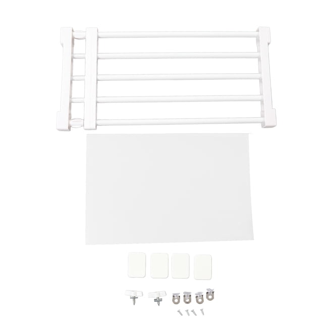 Estante de tensión extensible para armario, sin clavos, divisor de armario, estante de almacenamiento para armario ropero, 50-80 cm (19,7-31,5 pulgadas) de largo