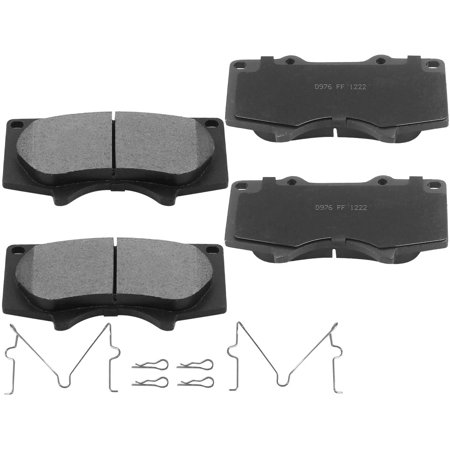 Afa Motors Front Brake Pads w/Hardware Kits Fits Lexus GX460 GX470, Toyota 4Runner Sequoia Tacoma Tundra, Mitsubishi Montero Ceramic Brake Pads (All Models)-4 Pack