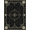 Black Gray, Pattern 4, variant on ODIKA 2'x3' Washable Doormat Mystical Intertwined Creatures Esoteric Goth Witchcraft Design for Entryway, Kitchen, Laundry Room, Non-Slip, Low Pile