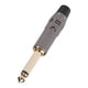 thumbnail image 4 of 6x 6.35 Plug Soldadura Conector de Sonido Chapado en Oro Carcasa de Aleación de Zinc 1/4 TR Enchufe de Sonido de Guitarra 6 piezas, 4 of 8