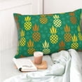 thumbnail image 4 of Fotbe Pineapples1 Funda de Almohada Decorativa Estilo Occidental, Lujo en Algodón, Fundas para Almohadas King, Cojín Estampado para Decoración del Hogar-20"x30", 4 of 6