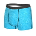 thumbnail image 2 of Haiem Sky Blue Glitter Men's Boxer Briefs, Every Day Comfort Stretch Cotton Moisture-Wicking Underwear-XX-Large, 2 of 9