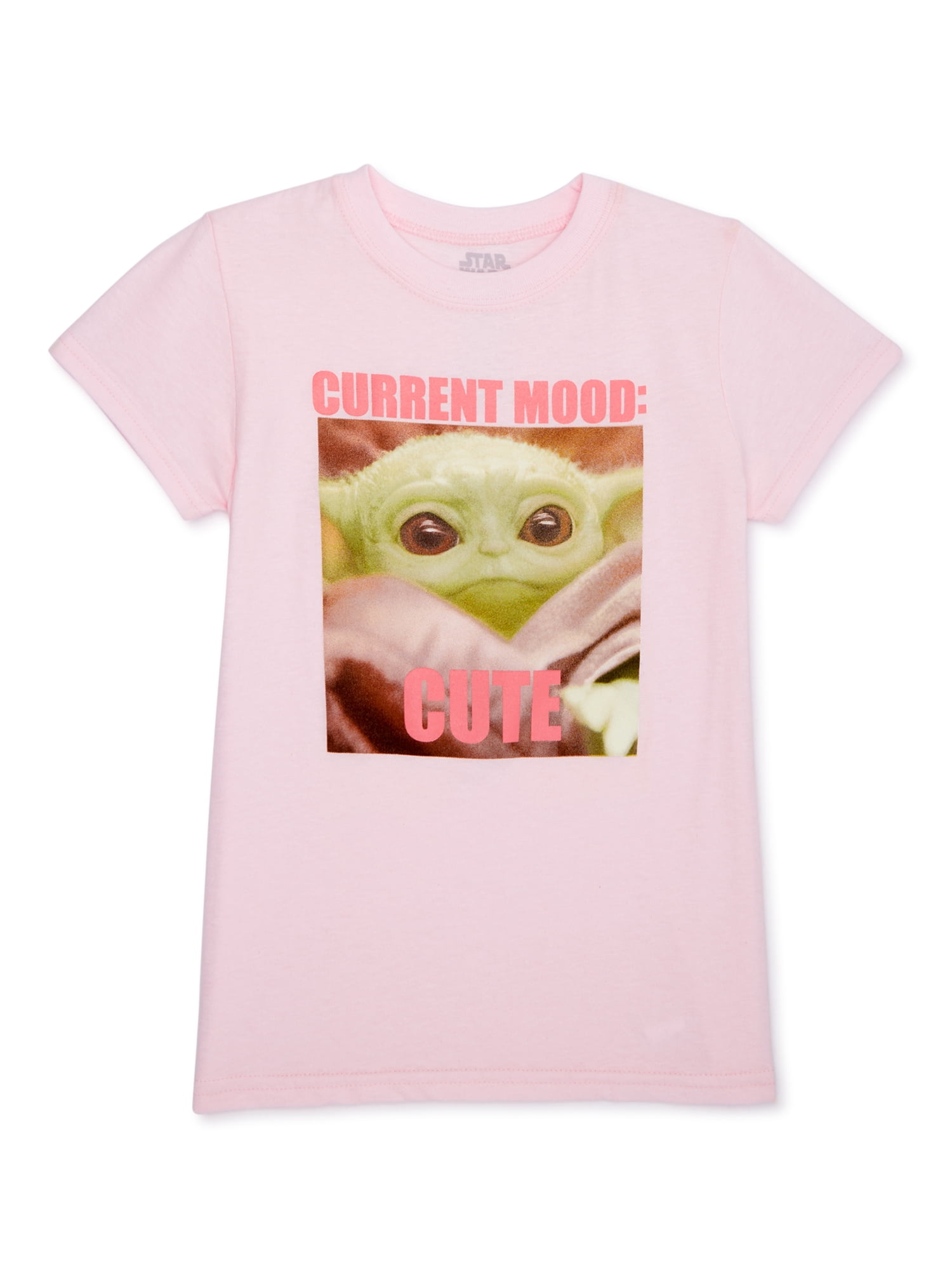 Star Wars Girls Baby Yoda Graphic TShirt, Sizes 716