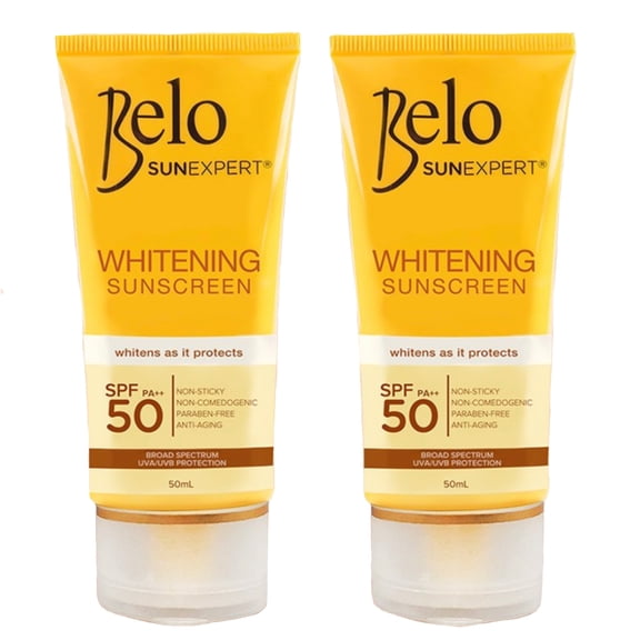 Belo SunExpert Whitening Sunscreen SPF 50 PA  , 50mL (2 Tubes)