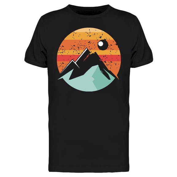 Colorful Sunset Mountains Tee Men's -Image by Shutterstock