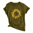 thumbnail image 2 of Big Deals! Graphic Tees for Women Summer Tops for Women 2023 Camisetas De Mujer De Moda Teenager Clothes Tie Dye Shirts Camisetas De Mujer De Moda Cute Teen Clothesjuniors Tops(Yd-Army Green,Medium), 2 of 5