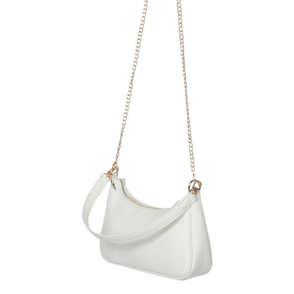 Raindrops Women's PU Leather Shoulder Bag Trendy Underarm Clutch Purse Crossbody Handbag Small PU Leather Crossbody Bag Single Shoulder PU Bag