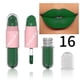 thumbnail image 1 of Barra de labios doble, hidratante, de larga duración, no pegajosa, mate, 2 ml + 2 g por barra., 1 of 2