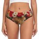 thumbnail image 1 of Balery White And Red Daisy Cow Ropa Interior de Algodón para Mujer con Dibujo – Braguitas Cómodas y Elásticas, Estilo Clásico-3X-Large, 1 of 6