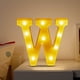thumbnail image 5 of Xihbxyly Luces Led con Alfabeto, Diseño de Mensaje Personalizable, Bombillas Led Brillantes de Bajo Consumo, Fácil Instalación En Paredes o Ventanas, Decoración para Fiestas y Bodas, Funciona con Pil, 5 of 5