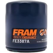 FRAM Synthetic Endurance Premium Oil Filter, FE3387A, 25K Miles, Replacement Filter for Select Vehicles