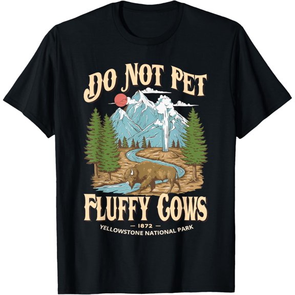 Do Not Pet The Fluffy Cows T Shirt