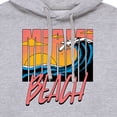 thumbnail image 3 of Miami Beach - Men's Pullover Hooded Fleece Sweatshirt, 3 of 6