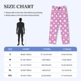 thumbnail image 4 of Honiee Purple And White Polka Dot for men - a sleek fusion of Straight Pajama Pants, versatile Lounge Pants, and cozy Sleepwear, all rolled into one-Small, 4 of 6