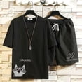 thumbnail image 3 of Chándal de moda XL 2024 Trajes deportivos Tendencia Ropa para hombre 5XL Camiseta estética para hombre Top ajustado Estampado esencial Conjuntos de pantalones cortos, 3 of 5