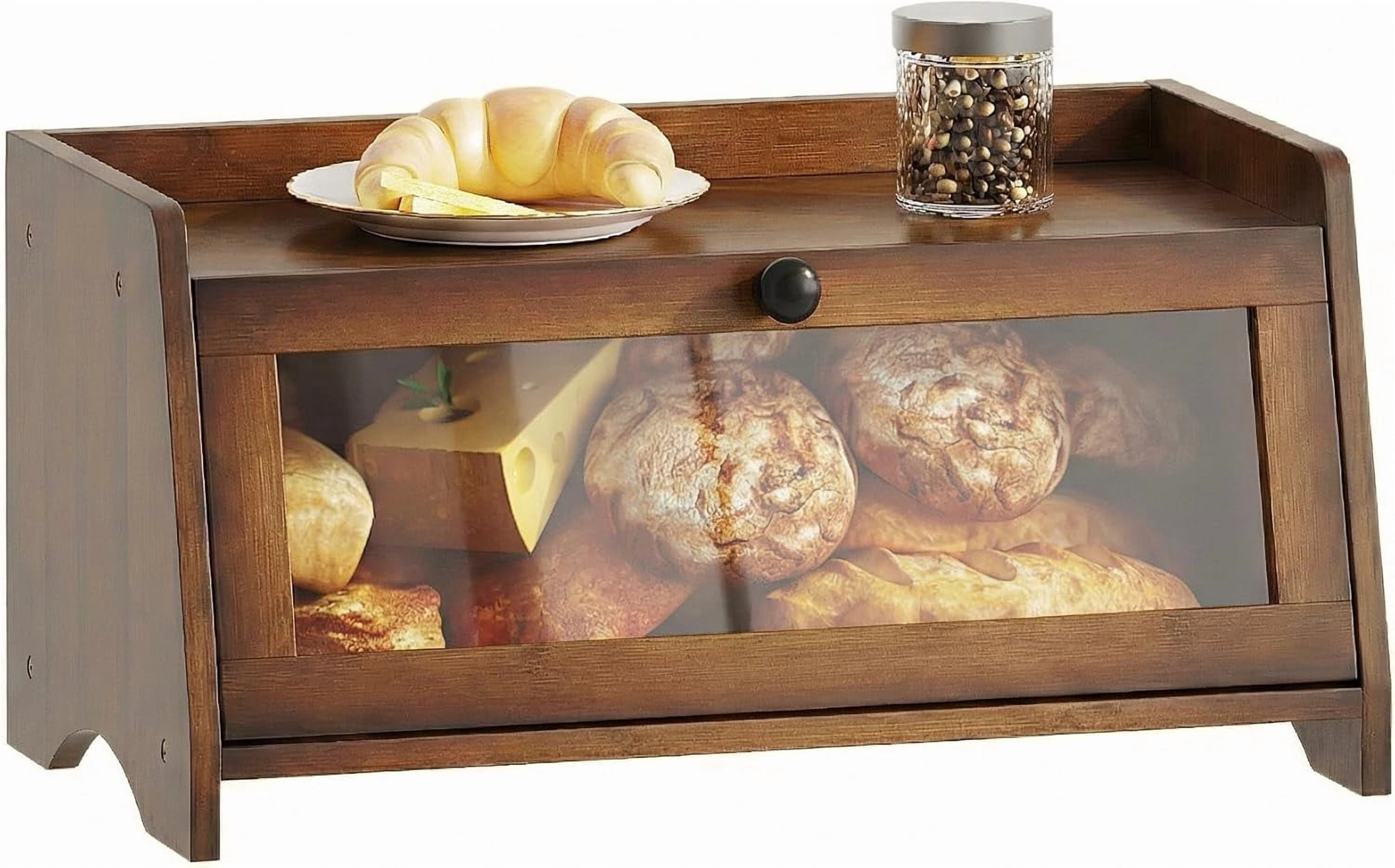 【ぽぽ様予約済】木製BREADケース The Pioneer Woman Sweet Romance Acacia Wood Bread Box, Brown, 1