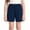 Navy, variant on JOANKDMI Girls' Casual School Uniform Shorts Flat Front Pull On Short Pants Stretchy Basic Activewear for Gym Workout Everyday Comfort Summer Lounge Playwear