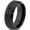 Black Bevel Tungsten, variant on Tungsten Hugs Kisses XOXO Hearts Love Band Ring 8mm Men Women Comfort Fit Black Dome Polished