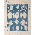 thumbnail image 1 of Ahgly Company Machine Washable Indoor Rectangle Abstract Cadet Blue Green Area Rugs, 4' x 6', 1 of 7