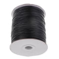 thumbnail image 4 of 170m/Roll Waxed Cotton Cord Wire Beading String Jewelry Hand Stitching DIY 1.5mm Black, 4 of 8