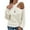 Beige, variant on Durtebeua Long Sleeve Sweater Shirts Autumn Soft Jumper Tops Long Sweaters For Women