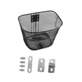 thumbnail image 4 of Colaxi Basket Storage Container Sturdy Practical Wire Mesh Heavy Duty Sundries Carrying Bike Front Basket for Outdoor Riding 34x26x25 cm, 4 of 8