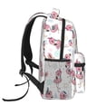 thumbnail image 3 of Gaeub Flamingos Tribal Ergonomic Lightweight Laptop Backpack - Multiple Pockets for School, Work, Travel, Outdoor Activities -One Size, 3 of 5