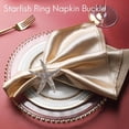 thumbnail image 2 of 8 Pack Napkin Rings,rhinest Napkin Ring Napkin Hs For Wedding , Beach, 2 of 5
