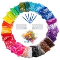 thumbnail image 1 of Kit de recarga de gomas elásticas Booriss Loom 12730+ con 500 clips y 6 ganchos, 1 of 7